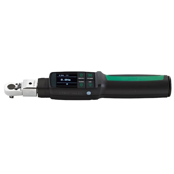 Stahlwille Tools MANOSKOP tightening angle torque wrench w.reversible ratchet insert tool 1-10 Nm sq drive 1/4 96501001 - main
